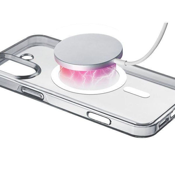 Cellular Line Back Cover Gloss Case iPhone 16 Plus Transparent