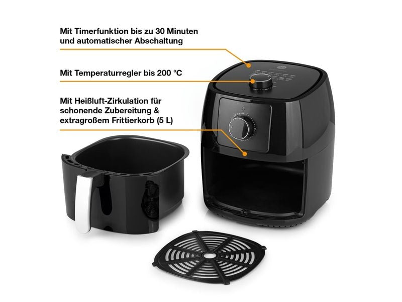 Kochwerk Heissluft-Fritteuse 5 l