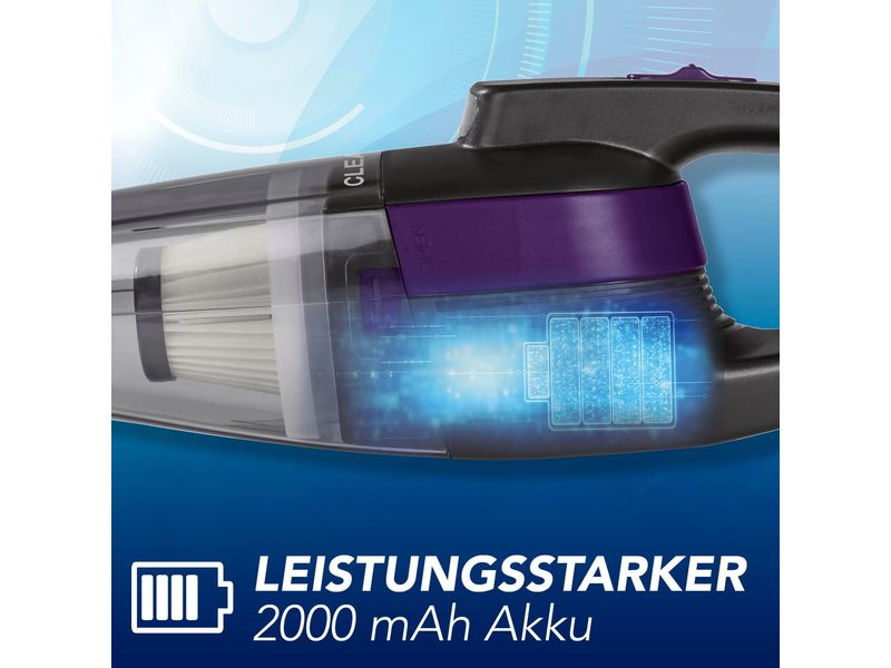 CLEANmaxx Akku-Handsauger Grau, Violett Grau, Violett