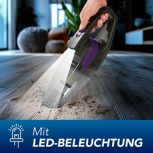 CLEANmaxx Akku-Handsauger Grau, Violett Grau, Violett