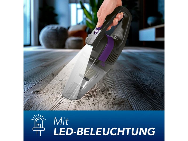 CLEANmaxx Akku-Handsauger Grau, Violett Grau, Violett