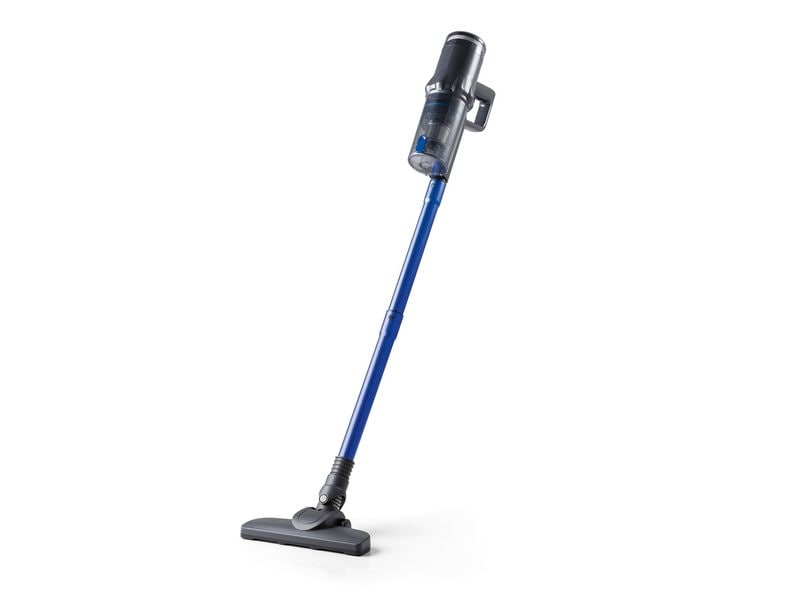 CLEANmaxx Akku-Hand- und Stielsauger Blau/Grau