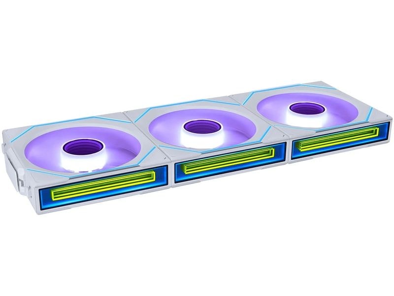 Lian Li PC-Lüfter UNI FAN SL120 RGB 3er-Pack, weiss