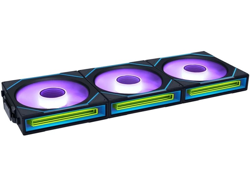 Lian Li PC-Lüfter UNI FAN SL120 RGB 3er-Pack, schwarz