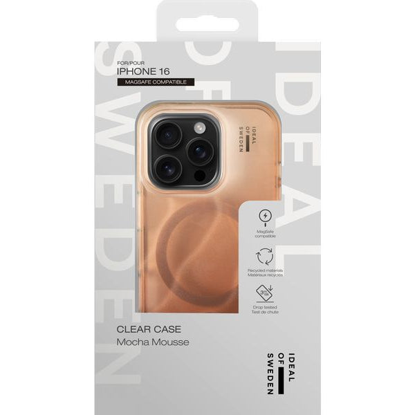 Ideal of Sweden Back Cover Clear Case MagSafe iPhone 17 Pro Mocha Mousse