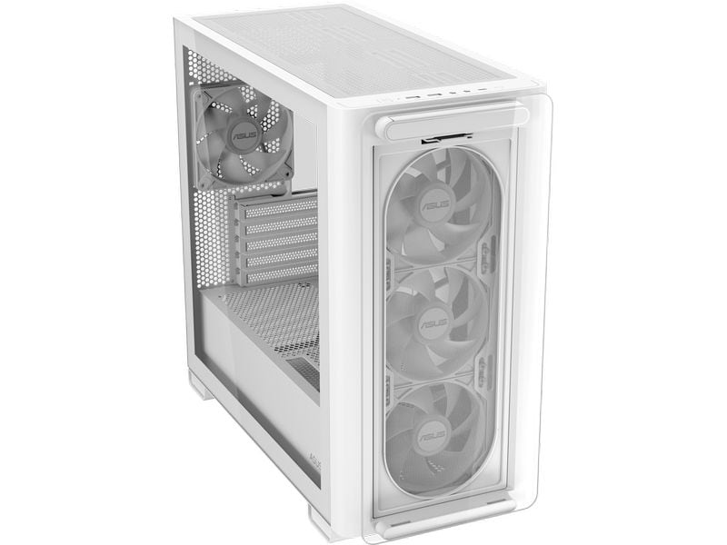 ASUS PC-Gehäuse A23 PLUS TG ARGB Weiss