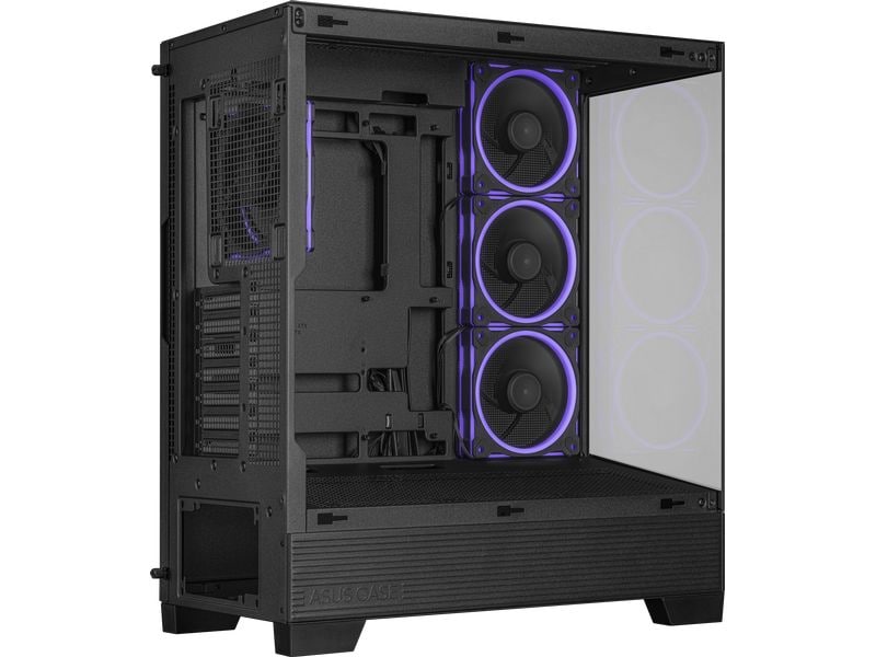 ASUS PC-Gehäuse A31 Plus TG ARGB Schwarz