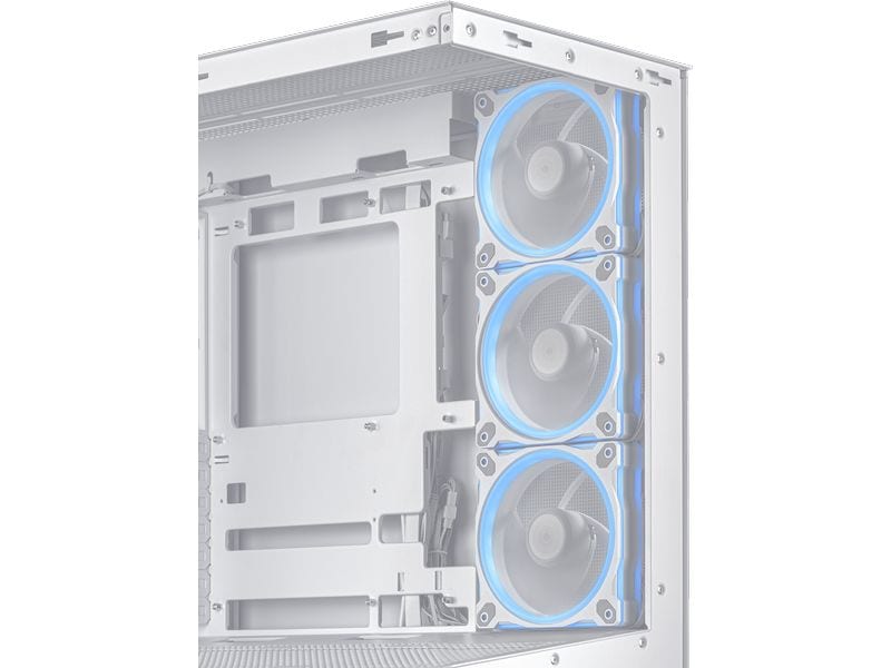 ASUS PC-Gehäuse A31 Plus TG ARGB Weiss