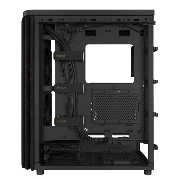 ASUS PC-Gehäuse ProArt PA401 Wood TG PWM Schwarz