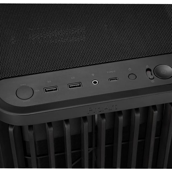 ASUS PC-Gehäuse ProArt PA401 Wood METAL PWM Schwarz