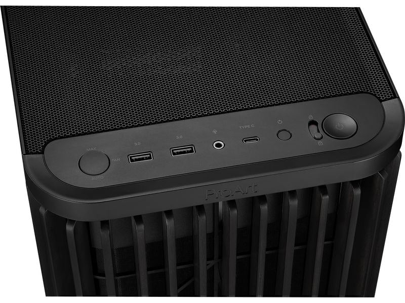 ASUS PC-Gehäuse ProArt PA401 Wood METAL PWM Schwarz