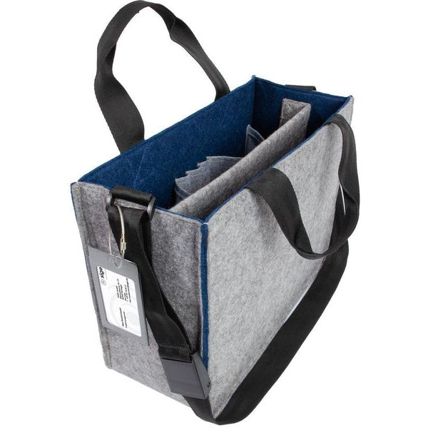 Sigel Notebooktasche Desk Sharing Bag Bicolor M, Grau/Blau 15.4 