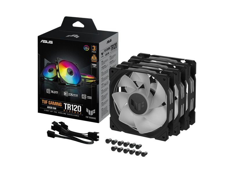 ASUS PC-Lüfter TUF Gaming TR120 ARGB Reverse Schwarz