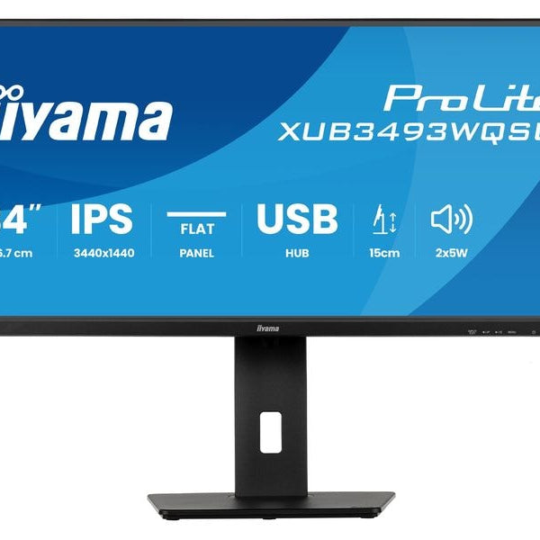 iiyama Monitor ProLite XUB3493WQSU-B6