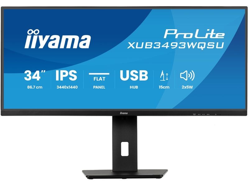 iiyama Monitor ProLite XUB3493WQSU-B6