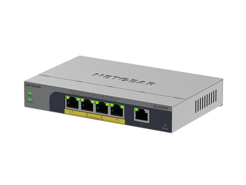 Netgear PoE+ Switch GS105EPP-100EUS 4 Port