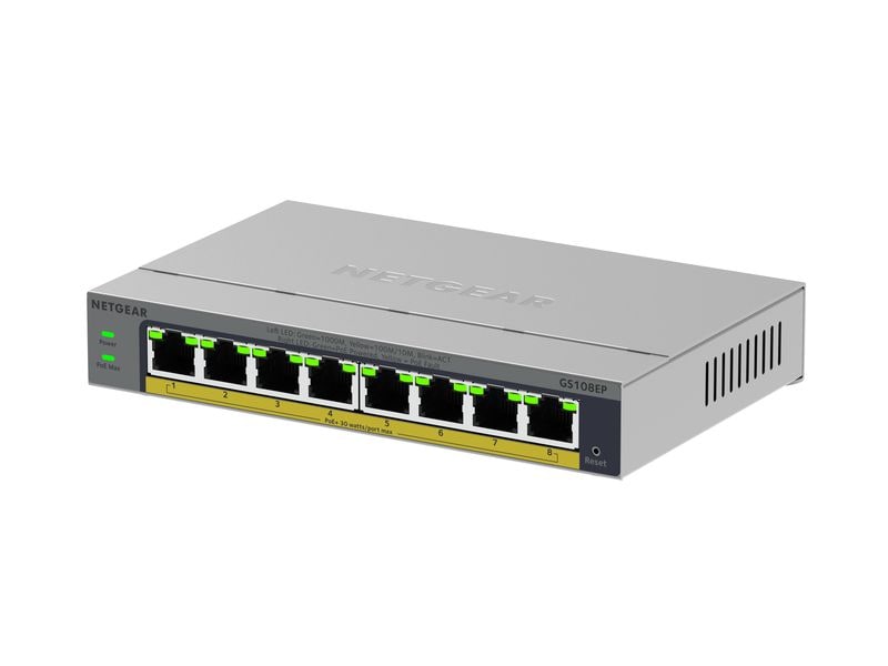 Netgear PoE+ Switch GS108EP-100EUS 8 Port