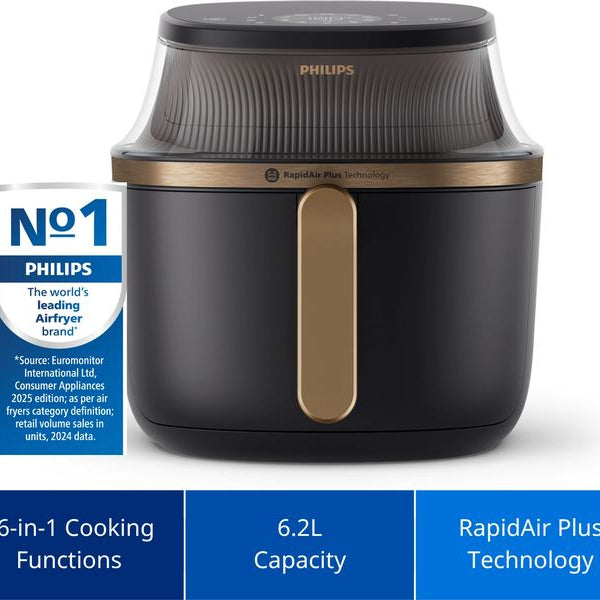 Philips Heissluft-Fritteuse NA332/09 6.2 l