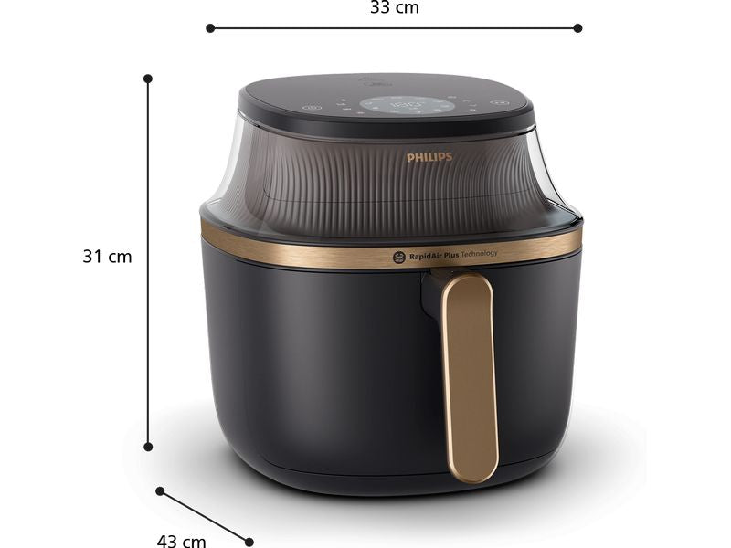 Philips Heissluft-Fritteuse NA332/09 6.2 l