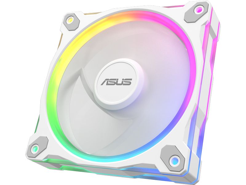 ASUS PC-Lüfter Prime MR120 Fan ARGB Reverse Weiss