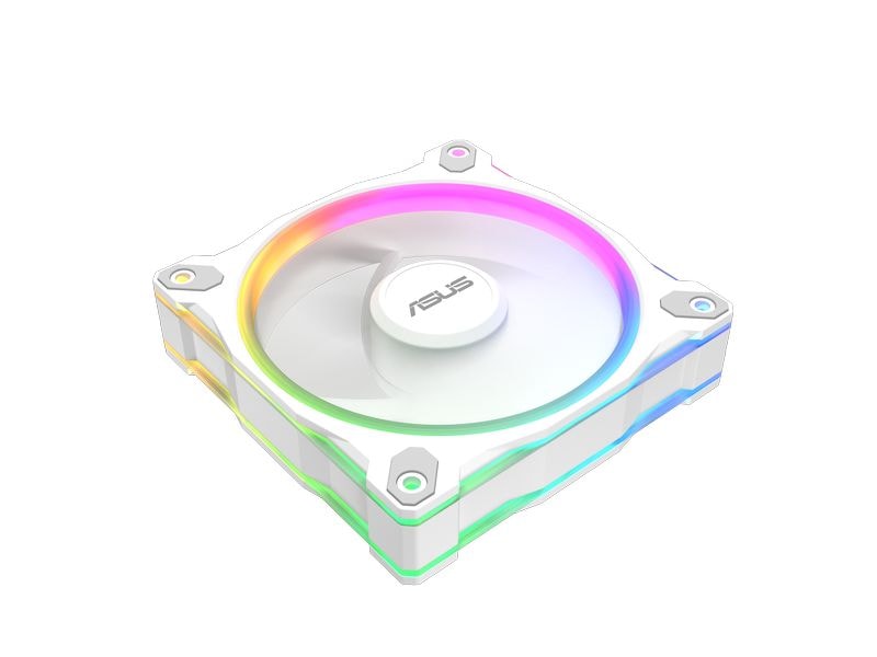 ASUS PC-Lüfter Prime MR120 Fan ARGB Reverse Weiss