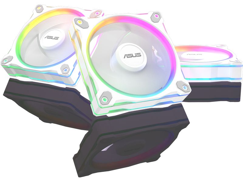 ASUS PC-Lüfter Prime MR120 Fan ARGB 3in1 Weiss