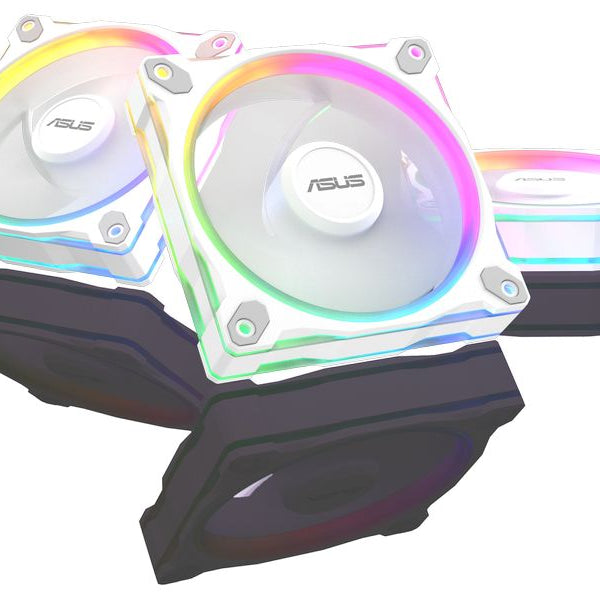 ASUS PC-Lüfter Prime MR120 Fan ARGB Reverse 3 in 1 Weiss