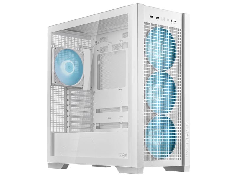 ASUS PC-Gehäuse TUF Gaming GT302 TG ARGB Weiss