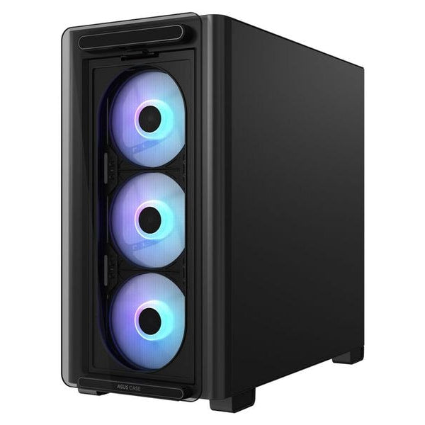 ASUS PC-Gehäuse A23 PLUS TG ARGB Schwarz