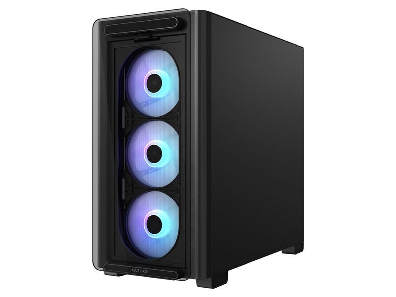 ASUS PC-Gehäuse A23 PLUS TG ARGB Schwarz