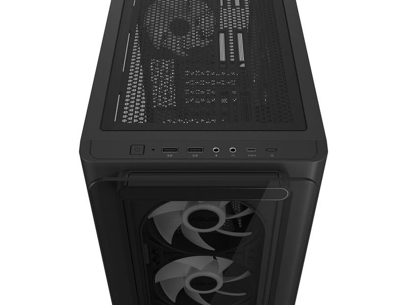 ASUS PC-Gehäuse A23 PLUS TG ARGB Schwarz