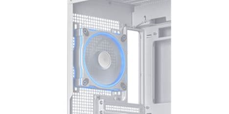 ASUS PC-Gehäuse A31 Plus TG ARGB Weiss