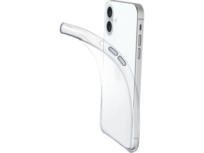 Cellular Line Back Cover Rubber Case iPhone 16 Plus Clear