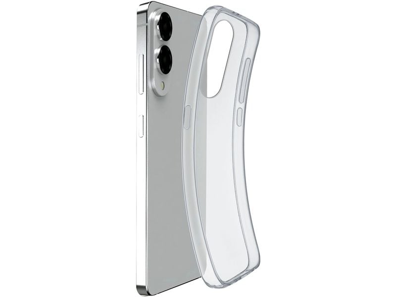 Cellular Line Back Cover Rubber Case Fine Galaxy S25 Edge Transparent