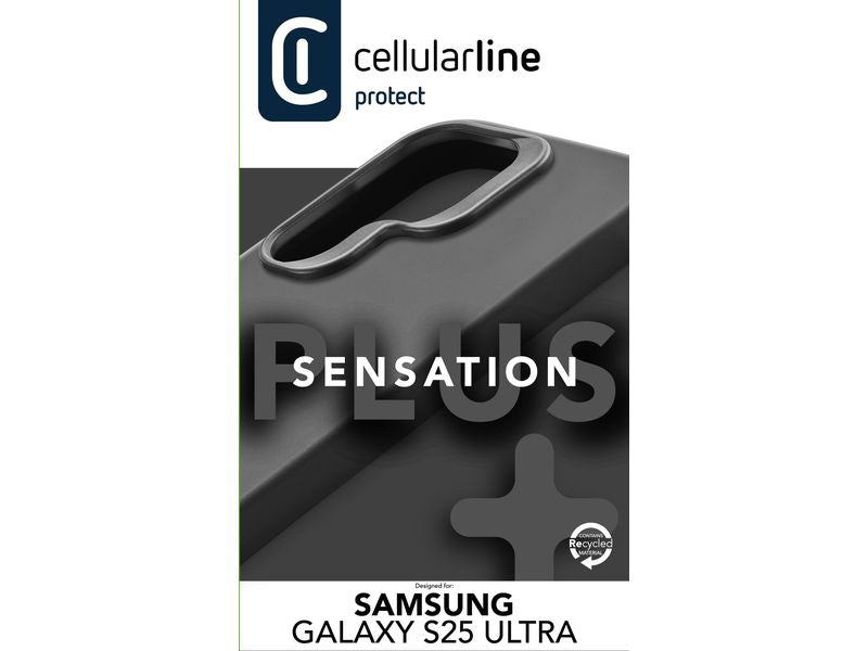 Cellular Line Back Cover Sensation+ Galaxy S25 Ultra Black
