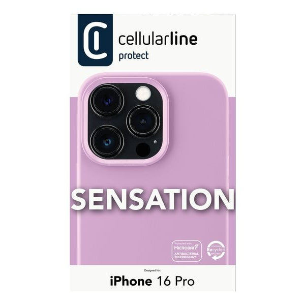 Cellular Line Back Cover Sensation iPhone 16 Pro Pink