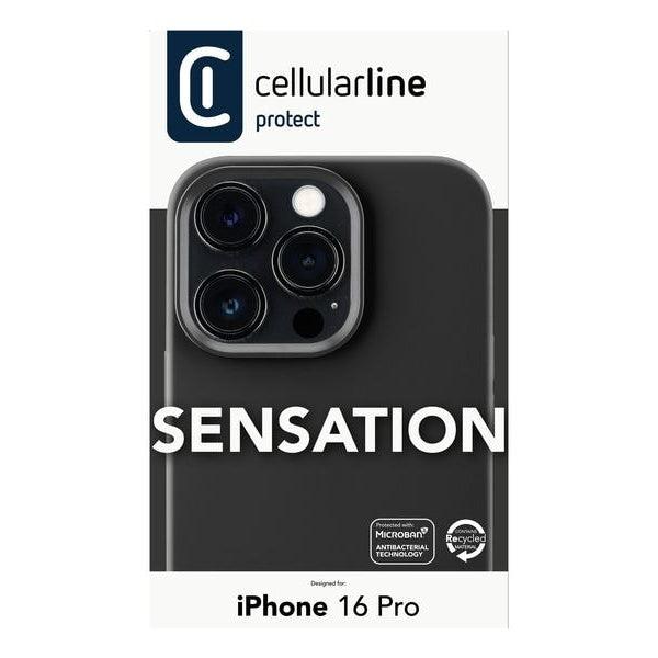 Cellular Line Back Cover Sensation iPhone 16 Pro Black