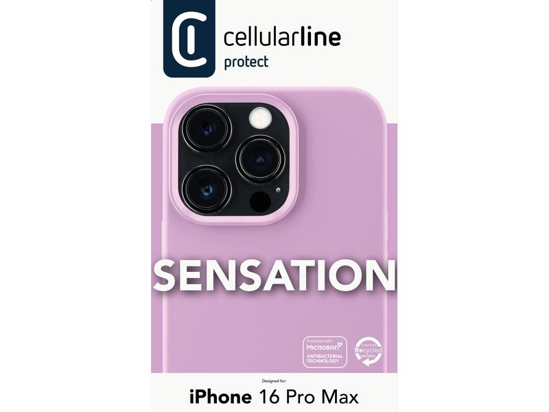 Cellular Line Back Cover Sensation iPhone 16 Pro Max Pink