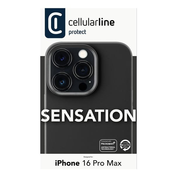 Cellular Line Back Cover Sensation iPhone 16 Pro Max Black
