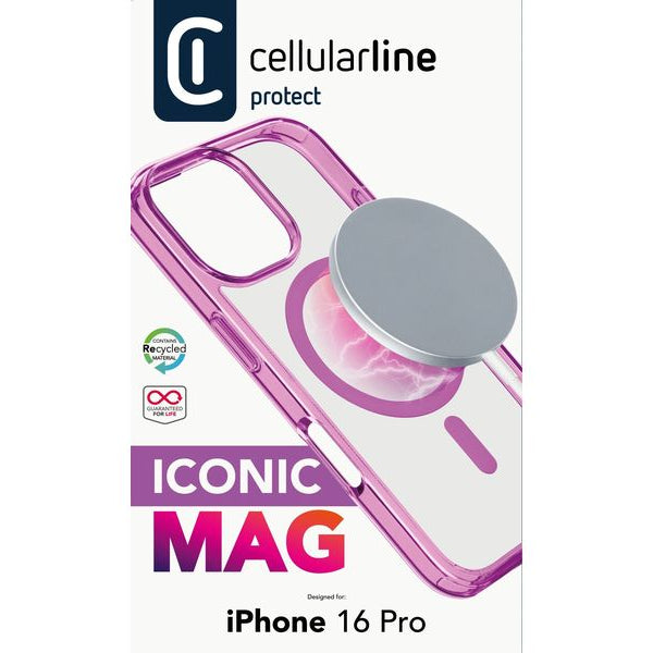 Cellular Line Back Cover Iconic iPhone 16 Pro Pink