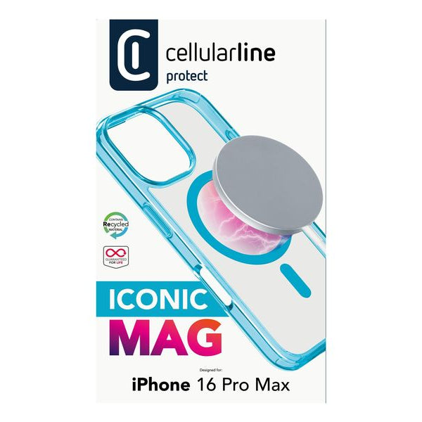 Cellular Line Back Cover Iconic iPhone 16 Pro Max Light Blue