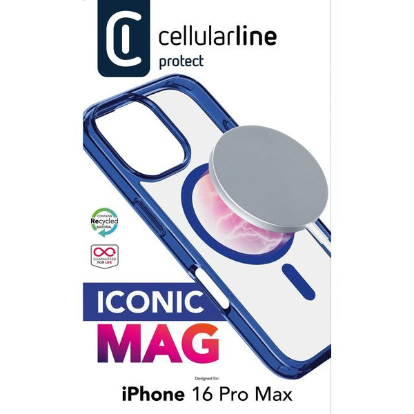 Cellular Line Back Cover Iconic iPhone 16 Pro Max Blue