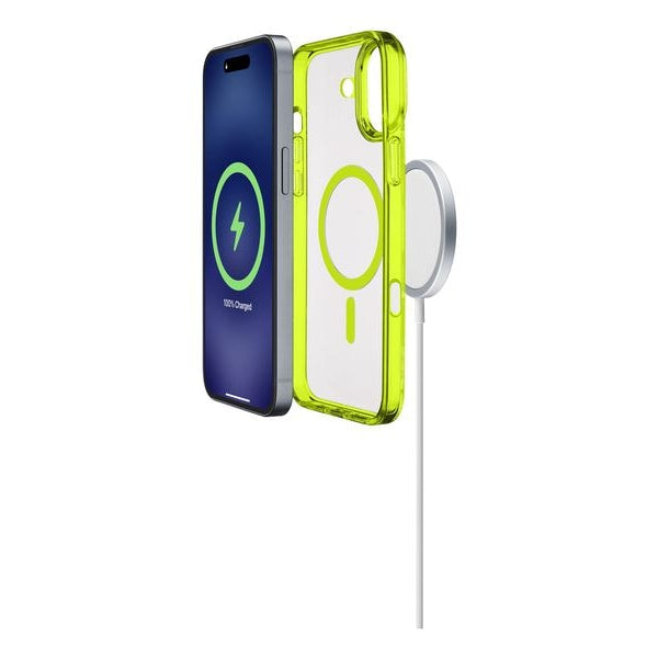 Cellular Line Back Cover Iconic iPhone 16 Lime