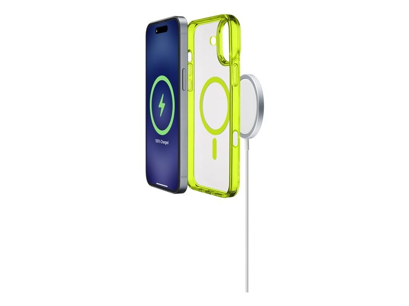 Cellular Line Back Cover Iconic iPhone 16 Lime