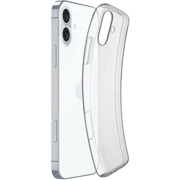 Cellular Line Back Cover Rubber Case iPhone 16 Plus Clear