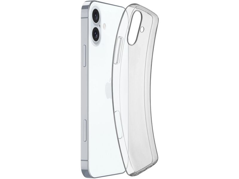 Cellular Line Back Cover Rubber Case iPhone 16 Plus Clear