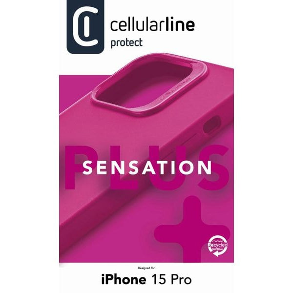 Cellular Line Back Cover Sensation+ iPhone 15 Pro Pink