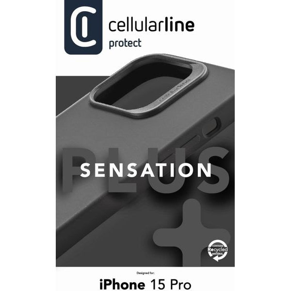 Cellular Line Back Cover Sensation+ iPhone 15 Pro Black