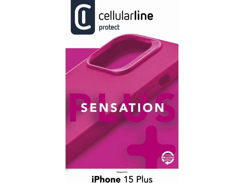 Cellular Line Back Cover Sensation+ iPhone 15 Plus Pink