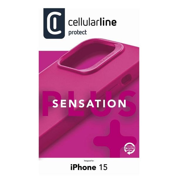 Cellular Line Back Cover Sensation+ iPhone 15 Pink